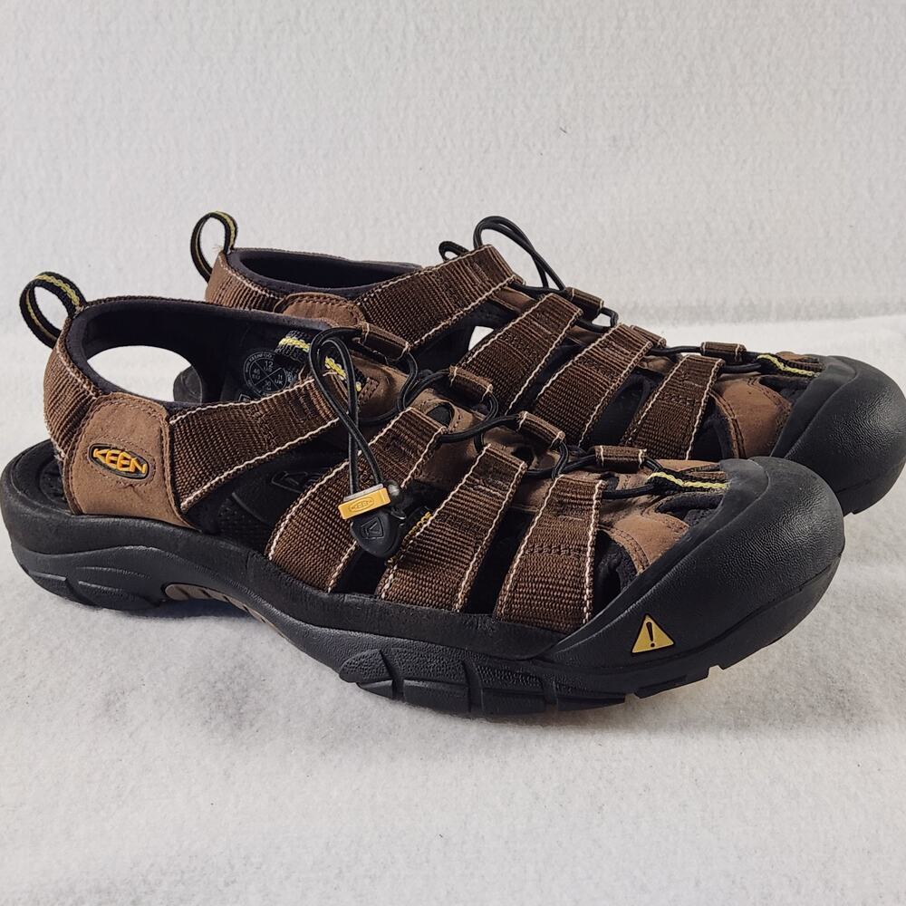Keen Newport H2 Mens Sandals Size 12 Brown Black Waterproof